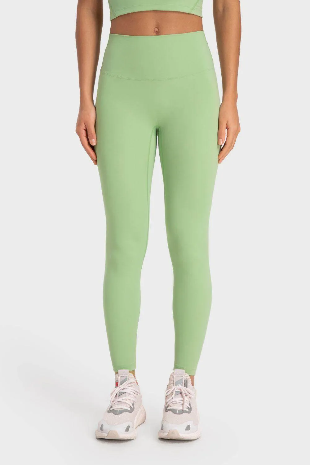 Activewear Basic Full Length Active Yoga Leggings