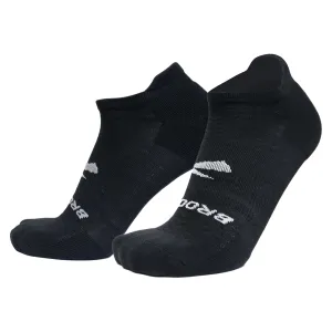Brooks | Run-In No Show Sock 3-Pack | Unisex | Black