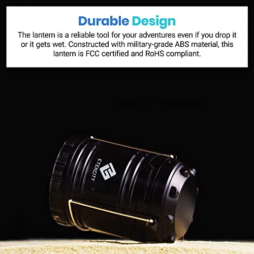 Etekcity LED Camping Lantern for Emergency Light