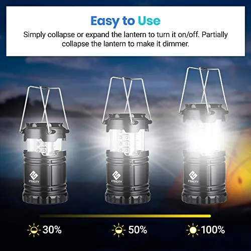 Etekcity LED Camping Lantern for Emergency Light