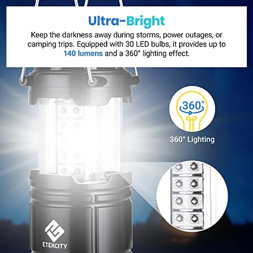Etekcity LED Camping Lantern for Emergency Light