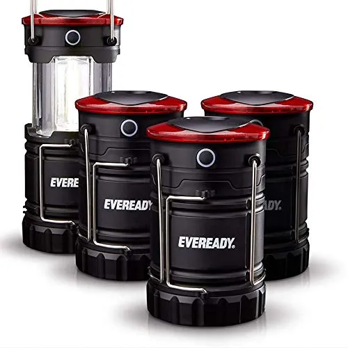 Eveready LED Camping Lantern 360 PRO (4-Pack), Super Bright