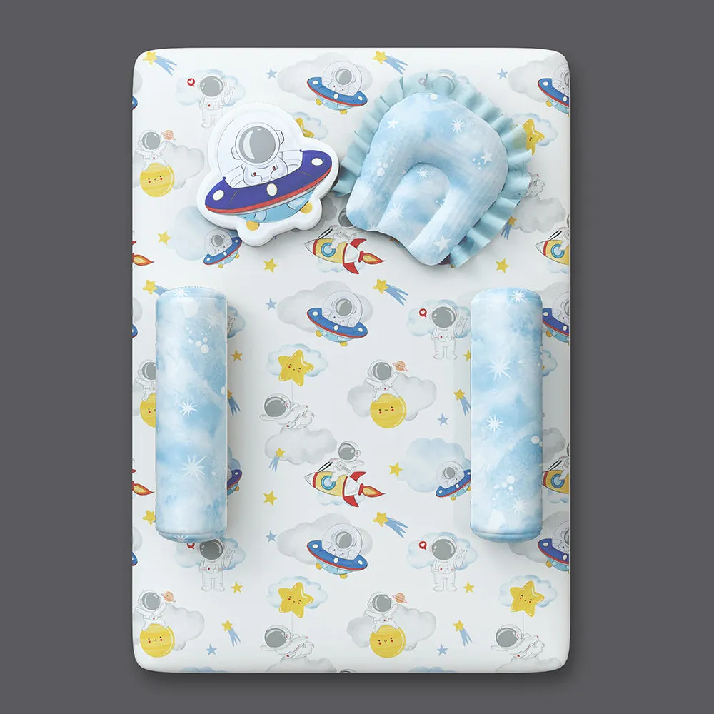 Fancy Fluff 6 PC Organic New Born Bed Set -Nova