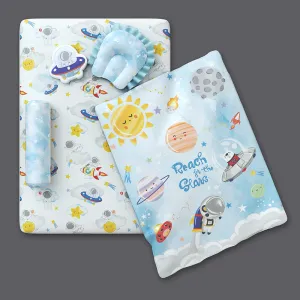Fancy Fluff 6 PC Organic New Born Bed Set -Nova