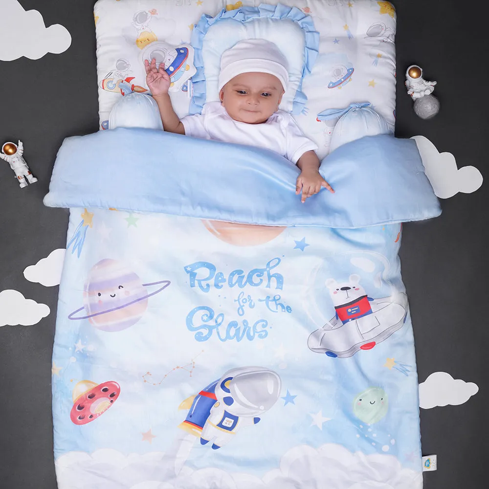 Fancy Fluff 6 PC Organic New Born Bed Set -Nova
