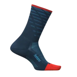 Feetures - Elite Light Cushion Mini-Crew - Tempo Blue (US 12.5-15.5)
