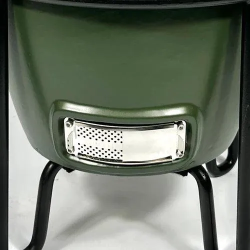 Grden Olive Green Explorer Junior Kamado BBQ with Stand