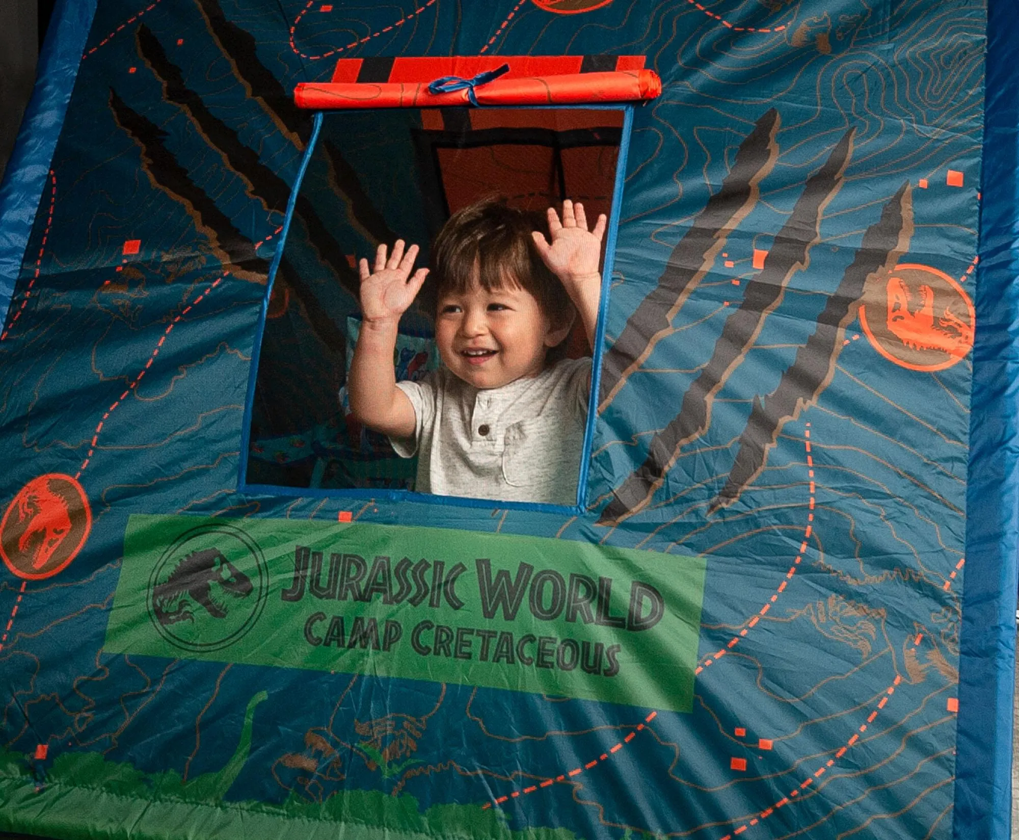 Jurassic World: Camp Cretaceous Indoor Teepee Tent Canopy