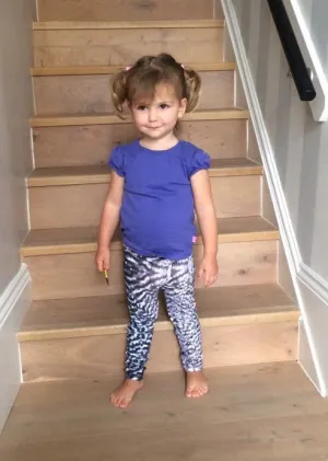 KIDS LEGGINGS FEATHER