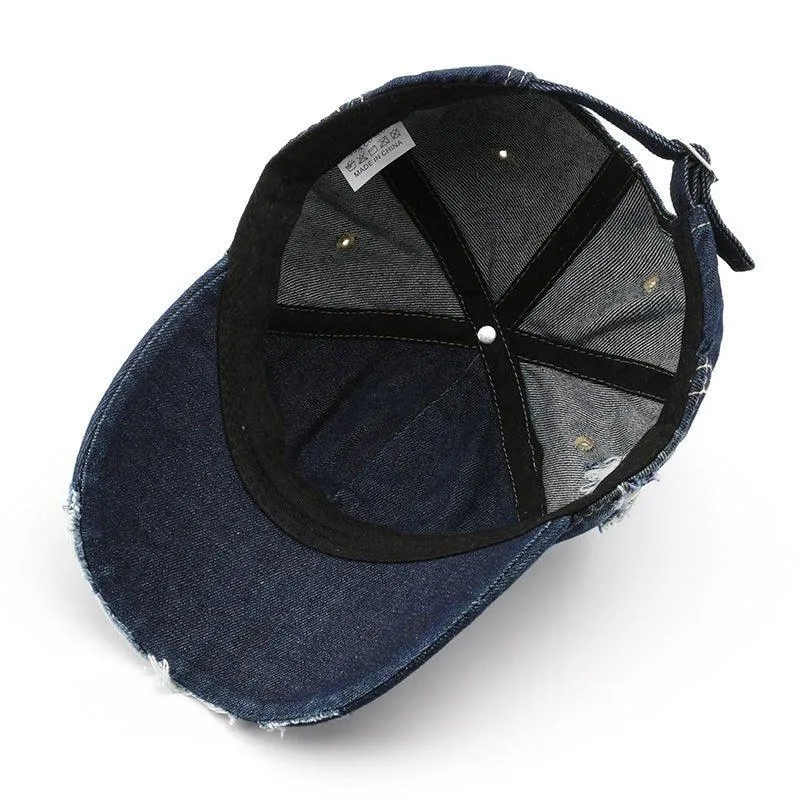 Men's Fashion Sun Proof Baseball Cap – Breathable Cotton Dome Hat for Sun Protection