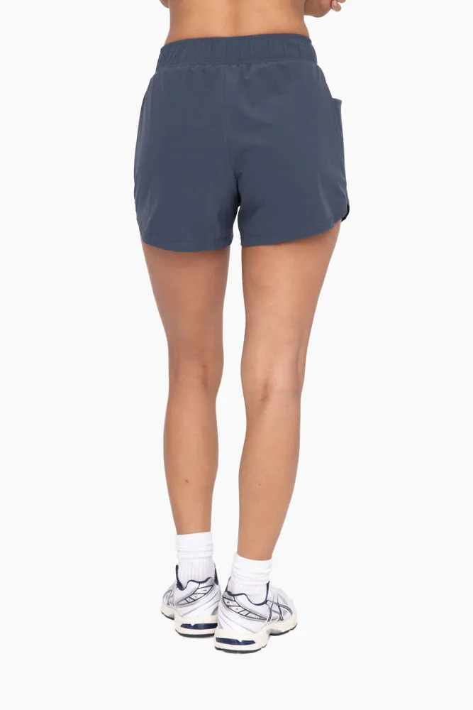 Mono B Around Town Women's Athleisure Shorts - Midnight