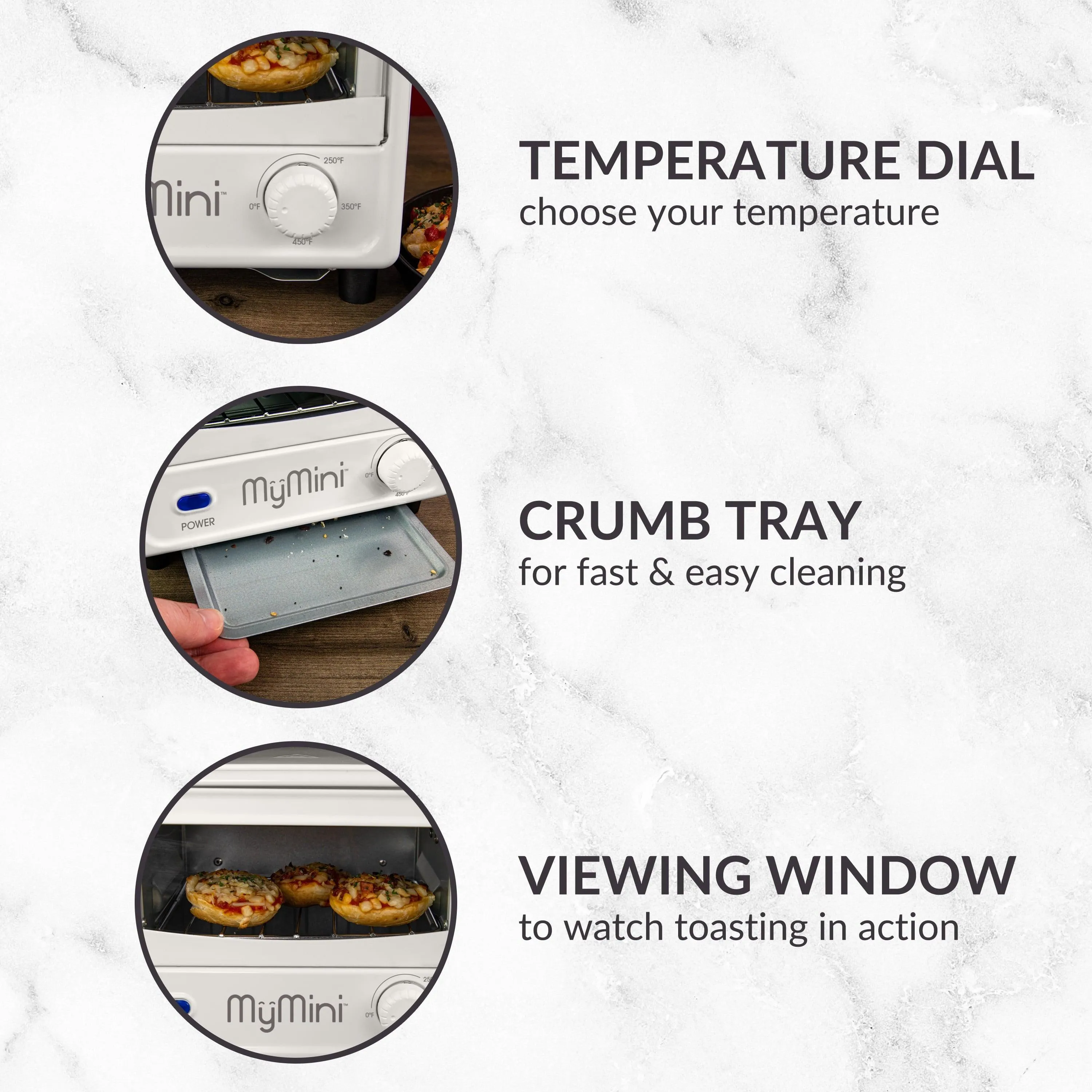 MyMini New Toaster Oven, Cream