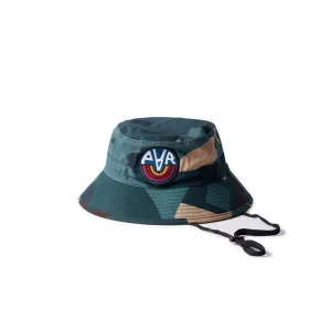 peace and sun safari hat (green)