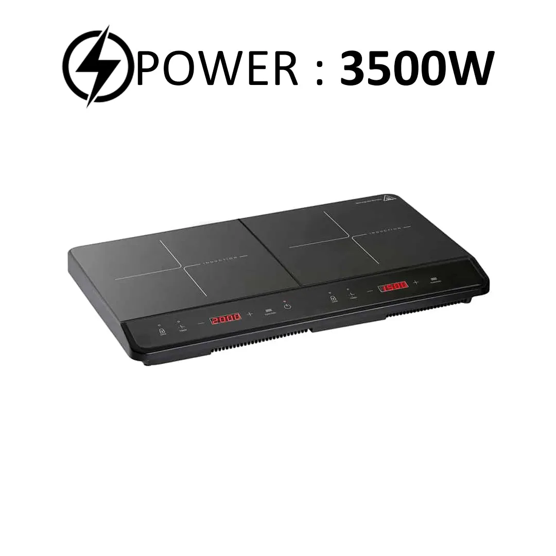 Svea Gastro Double Induction Cooker, 3500 W, 60 x 36 x 63 cm