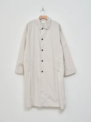 Travel Nylon Packable Coat - Warm White