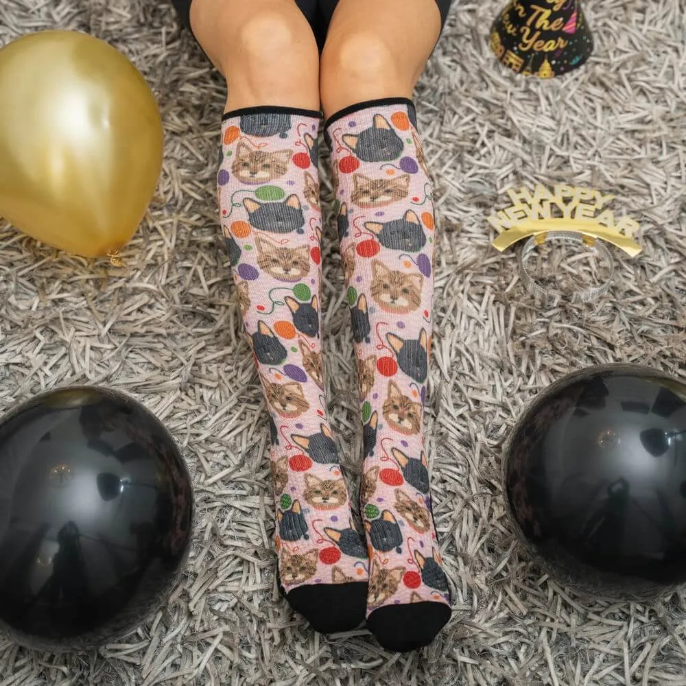 Yarn Cats Compression Socks