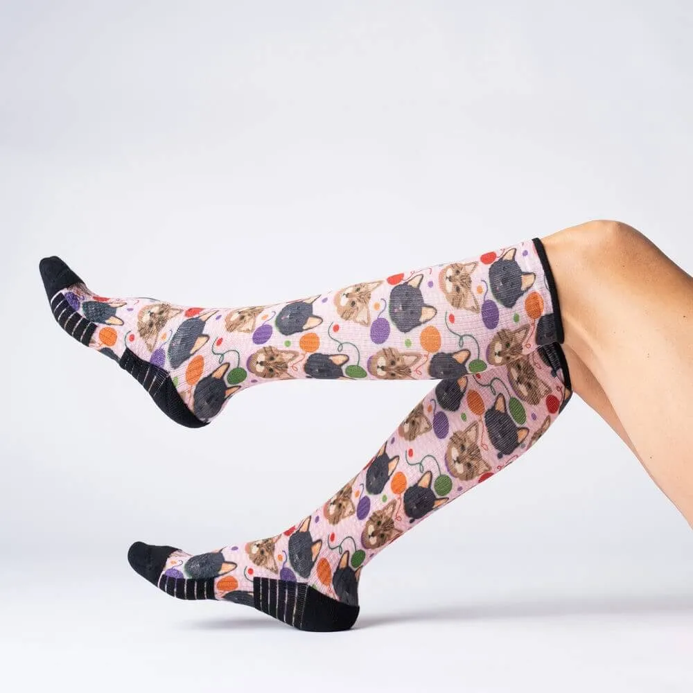 Yarn Cats Compression Socks