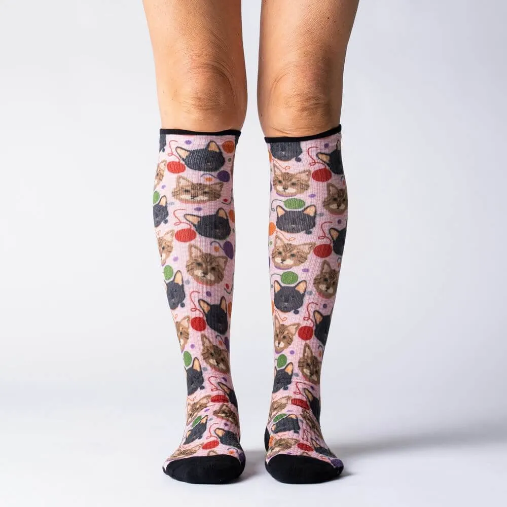 Yarn Cats Compression Socks